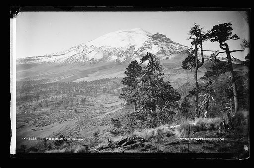 Popocatapetl [sic] from Tlamacas