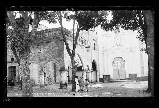 Texcoco, cloisters of old church