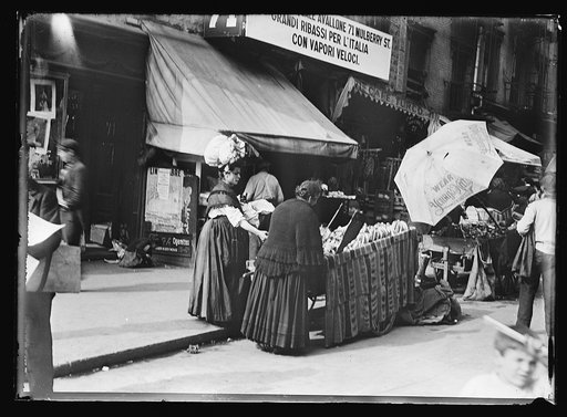 Italian market, Mulberry Street, New York