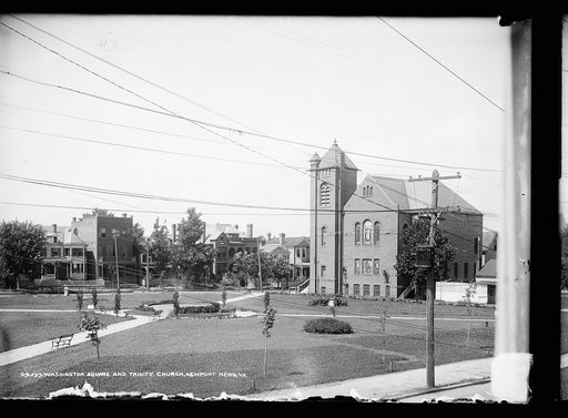 Washington Square and Trinity Church, Newport News, Va.
