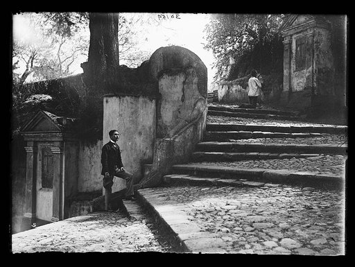 Stairway and shrines of Sacro Monte, Amecameca, Mexico