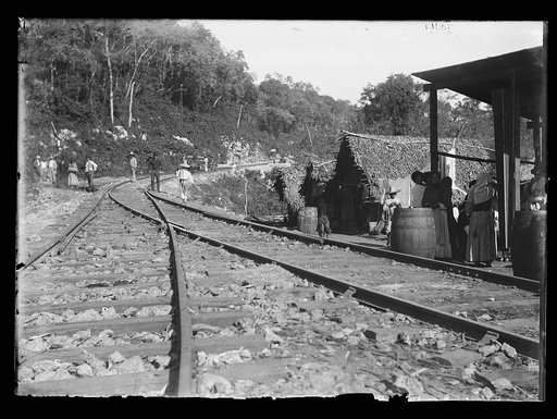 Railroad station, Mexico