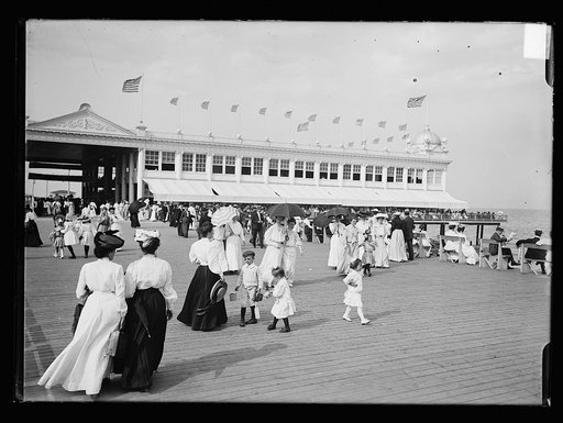 Casino and boardwalk, Asbury Park, N.J.