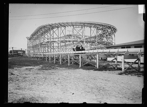 Roller coaster, Paragon Park, Nantasket Beach, Mass.