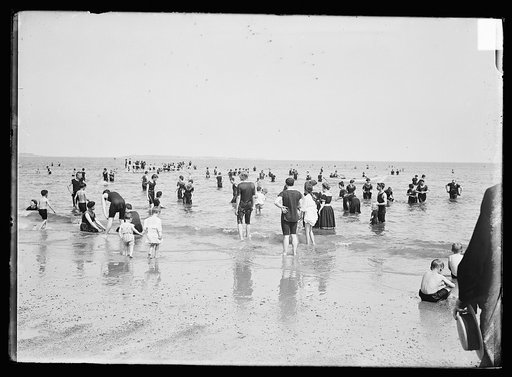Surf bathing, possibly Atlantic City, N.J.