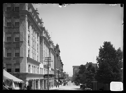 Auditorium Hotel and street