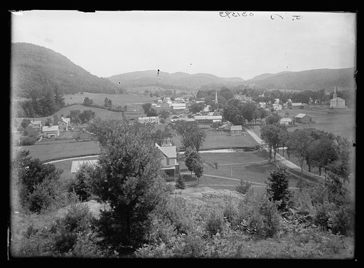 Town, possibly Bethlehem in White Mountains, New Hampshire, or Adirondack Mountains, New York
