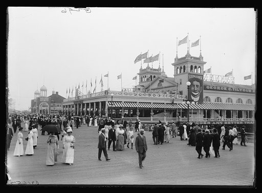 Steeplechase Pier and boardwalk, Atlantic City, N.J.