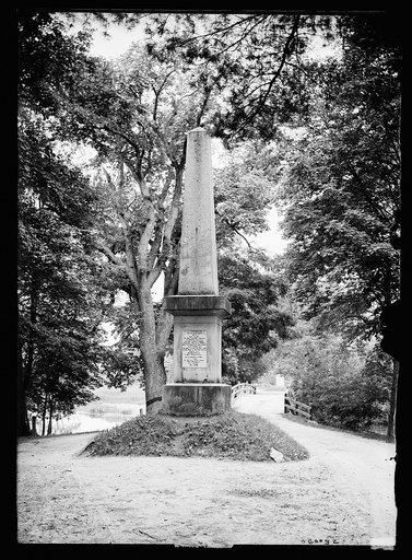 Monument in the battlefield, Concord, Mass.