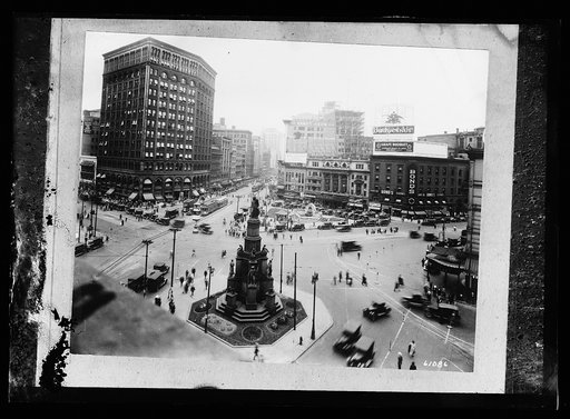 Civil War monument and Campus Martius, Detroit, Mich.