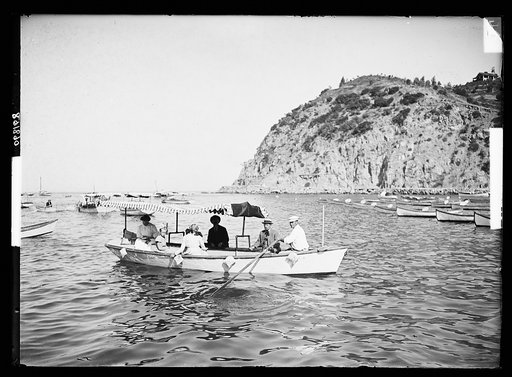Pleasure boating near Catalina Island, Calif.