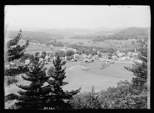 Town in valley, upstate New York