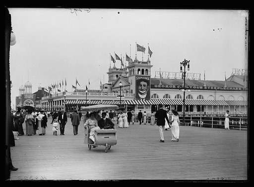 Steeplechase Pier amusement park and boardwalk, Atlantic City, N.J.