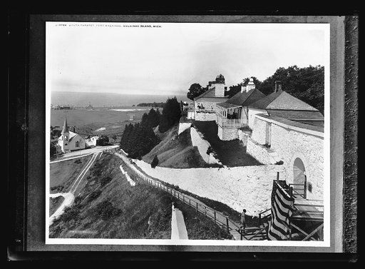 South parapet, Fort Mackinac, Mackinac Island, Mich.