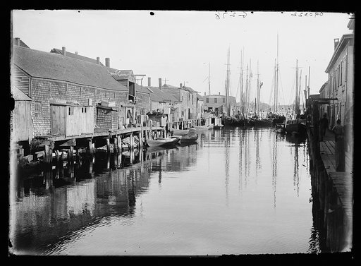 Old fishing docks, Portland, Maine