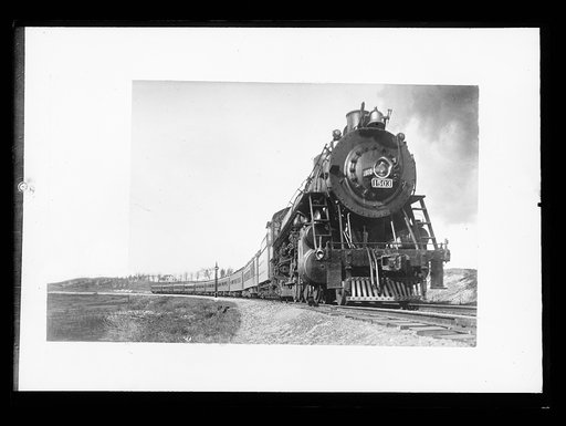 Train rounding a curve
