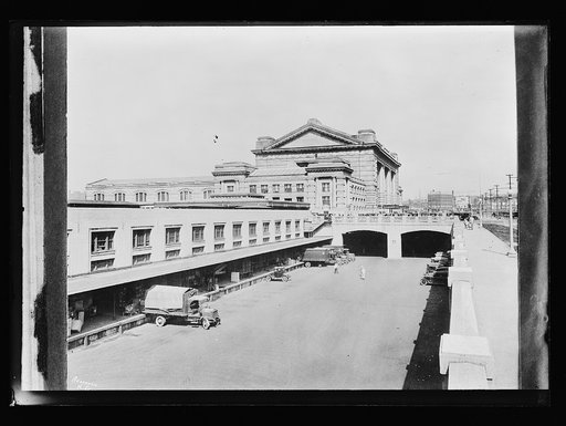 Union Station and loading dock, Kansas City, Missouri