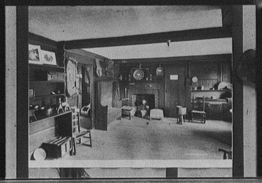 Kitchen and living room, John Hancock House, Lexington, Mass.