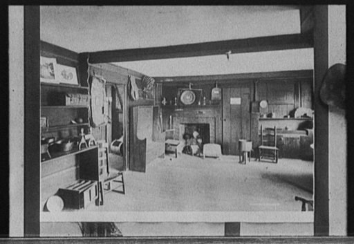 Kitchen and living room, John Hancock House, Lexington, Mass.