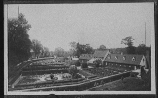 General view of gardens and greenhouses, Mount Vernon, Va.