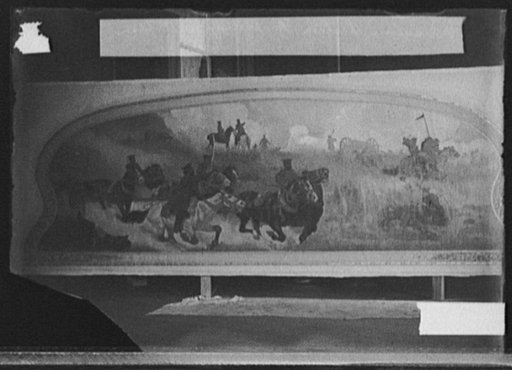 Russian section, a battery in action