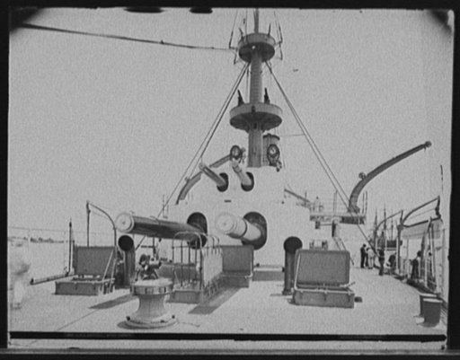 U.S.S. Kentucky, after turrets