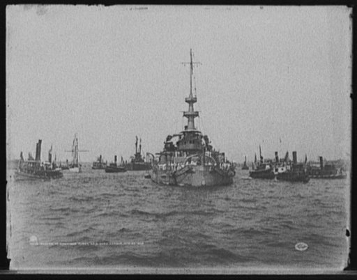 Return of Santiago fleet, New York Harbor, Aug. 20, 1898