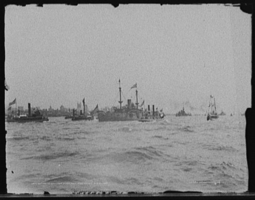 Return of Santiago fleet, New York Harbor, Aug. 20, 1898
