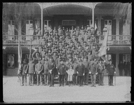 Group of veterans at Soldiers' home, Hampton, Va.