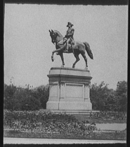Washington statue, Public Garden, Boston