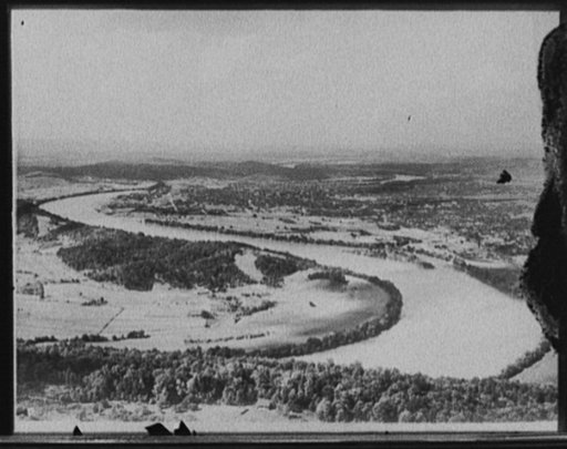 Chattanooga and the Tennessee River from Lookout Mountain