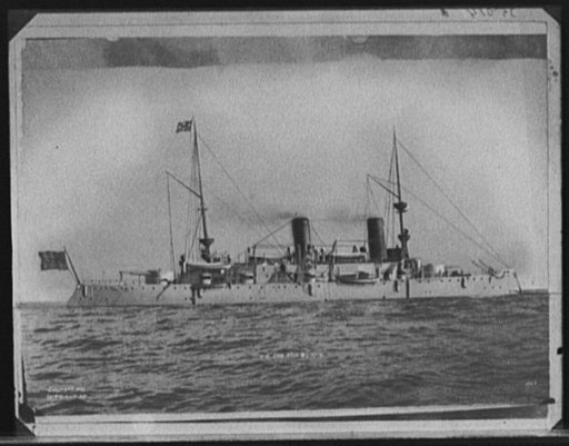 U.S. flag ship Olympia
