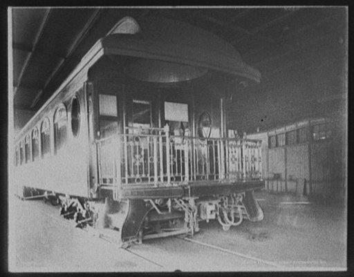 Observation platform, Chicago and Alton Railroad