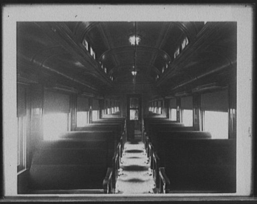 Chicago and Alton Railroad day coach