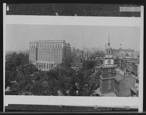 Curtis Publishing Company and Independence Hall, Philadelphia, Pa.