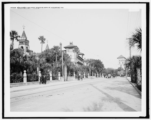 King Street and Hotel Ponce de Leon, St. Augustine, Fla.