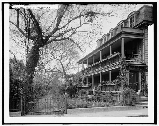 Gallery and garden, [35 Legare Street], Charleston, S.C.