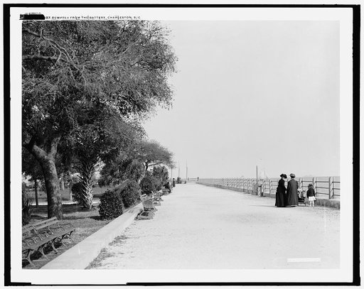 Fort Sumpter [i.e. Sumter] from the battery, Charleston, S.C.
