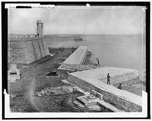 Sea wall, Fort] Marion, St. Augustine, Fla.