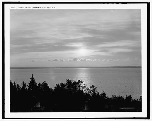 Sunrise on Lake Champlain, Bluff Point, N.Y.