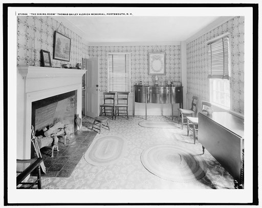 The Dining room, Thomas Bailey Aldrich Memorial, Portsmouth, N.H.