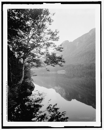 Eagle Cliff from Profile Lake, White Mts., N.H.