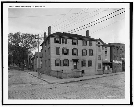 Longfellow's birthplace, Portland, Me.