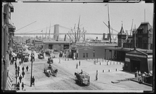 South Street & Brooklyn Bridge, New York