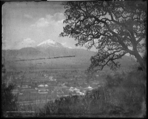 Popocatepetl from Amecameca, Mexico