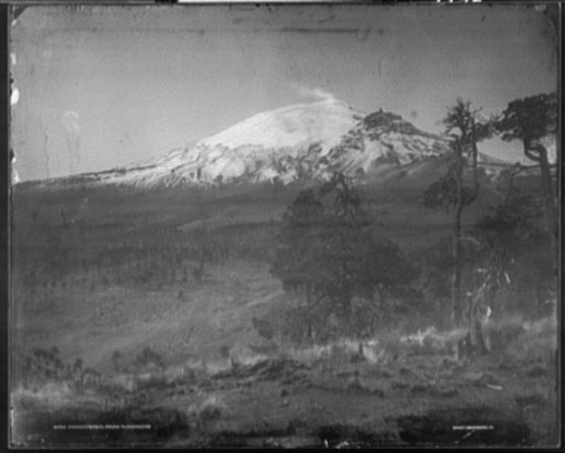Popocatepetl from Tlamancas [i.e. Tlamacas