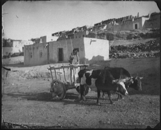 The old carreta, Pueblo of Laguna, N.M.