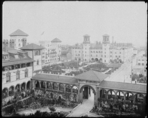 The Alcazar and Cordova from the Ponce de Leon