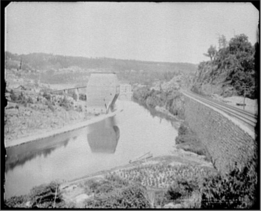 West Shore Railroad and Erie Canal at Little Falls, N.Y.