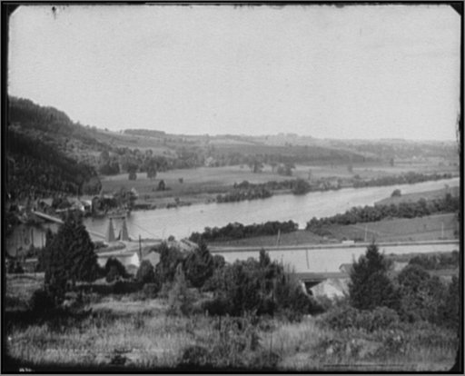 The Mohawk Valley near Little Falls, N.Y.